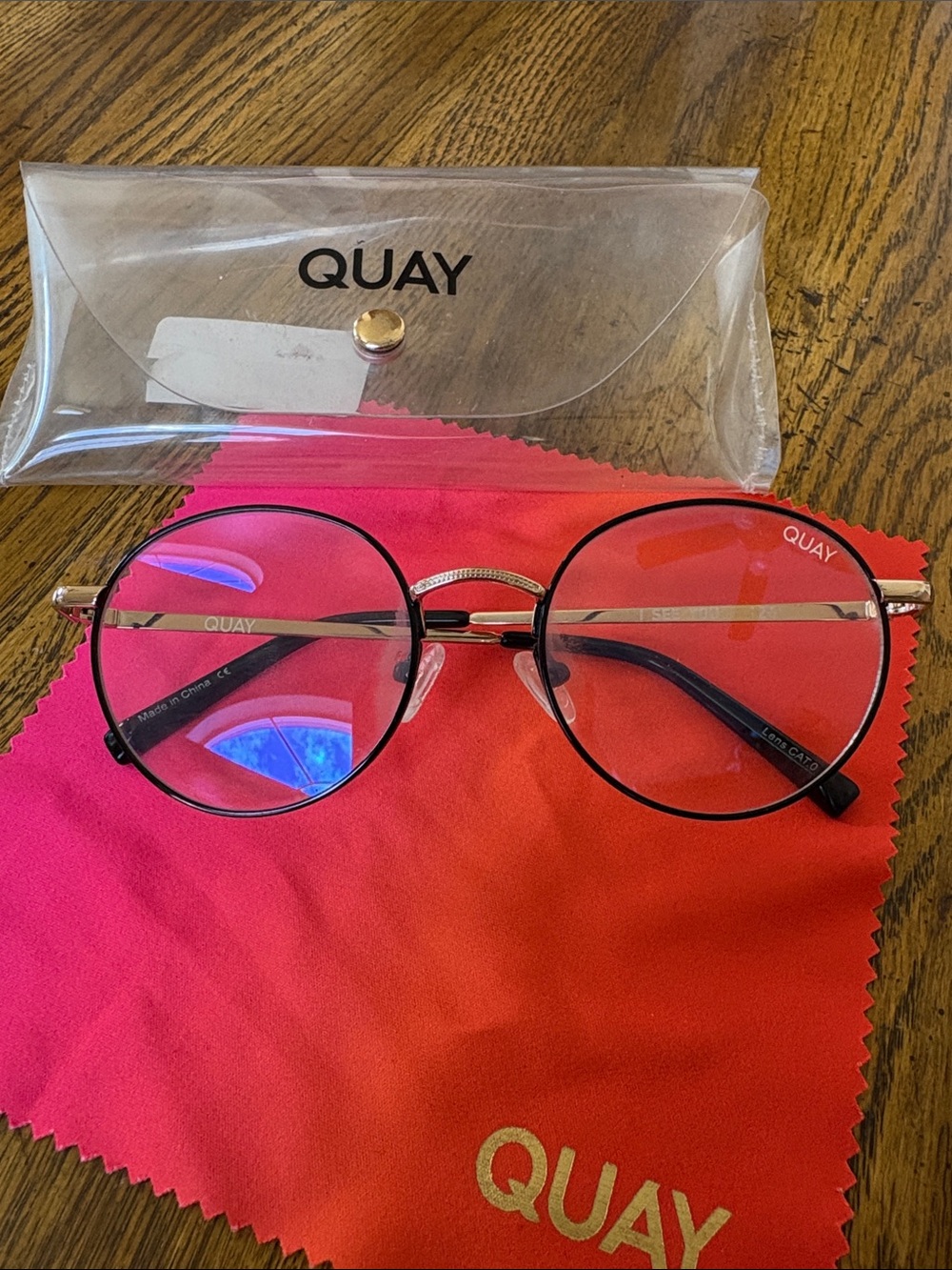 QUAY Round Lens Glasses used